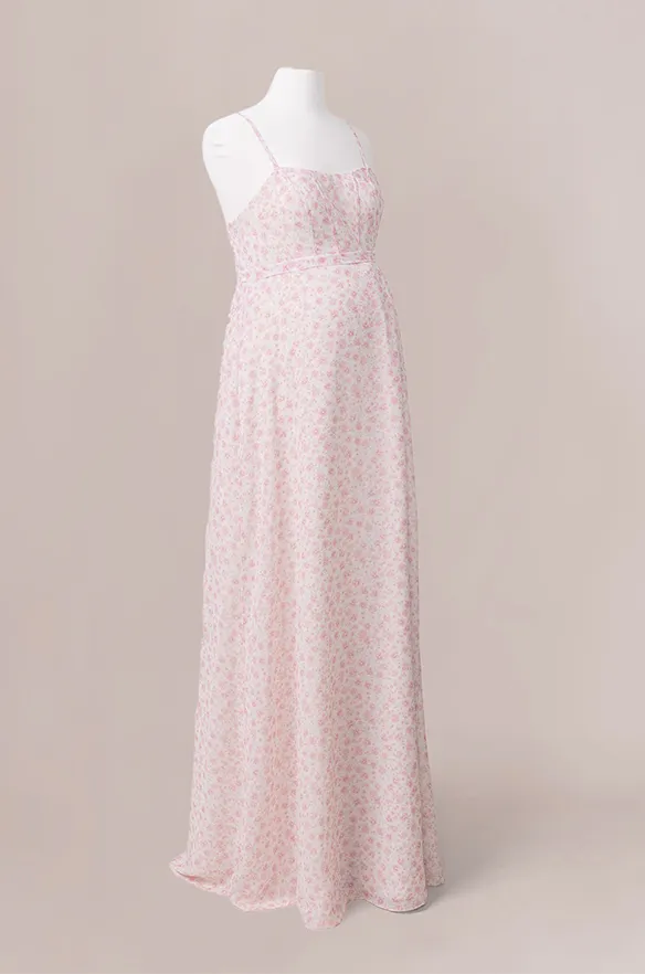 Maternity Nova Chiffon Floral Print Dress | Made To Order