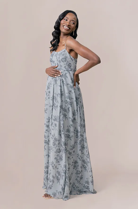 Maternity Nova Chiffon Floral Print Dress | Made To Order