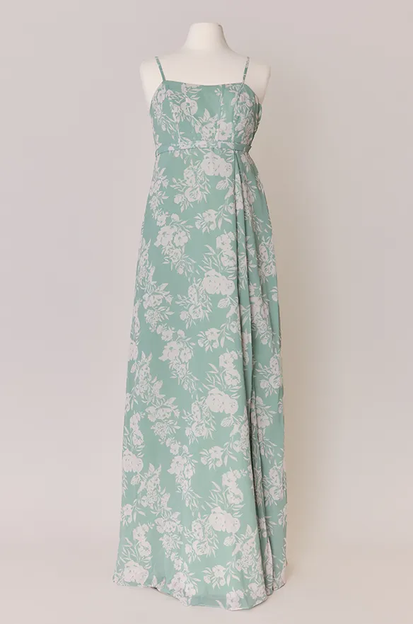 Maternity Nova Chiffon Floral Print Dress | Made To Order