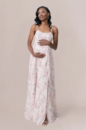 Maternity Nova Chiffon Floral Print Dress | Made To Order