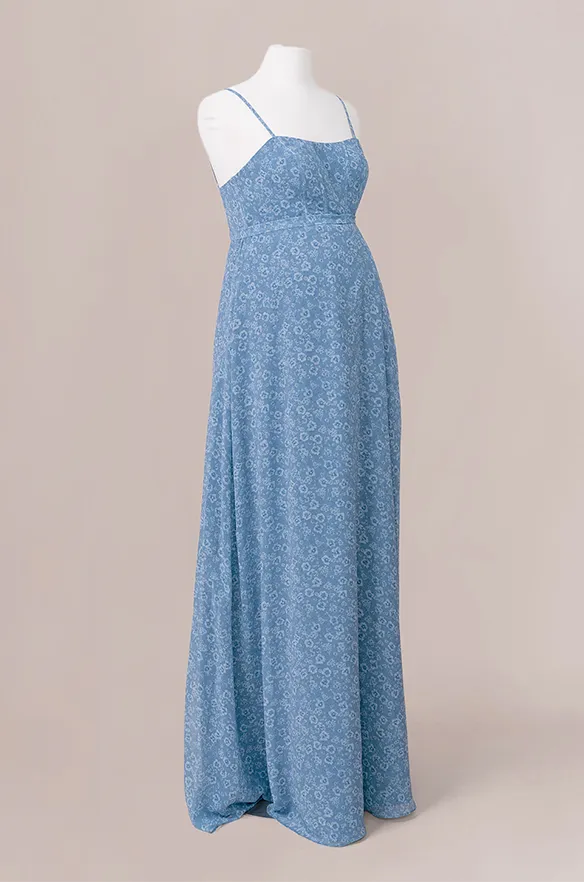 Maternity Nova Chiffon Floral Print Dress | Made To Order