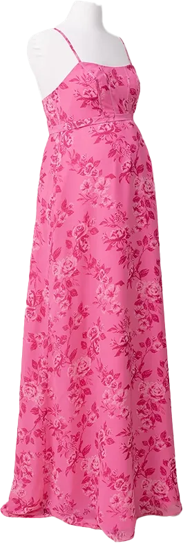 Maternity Nova Chiffon Floral Print Dress | Made To Order