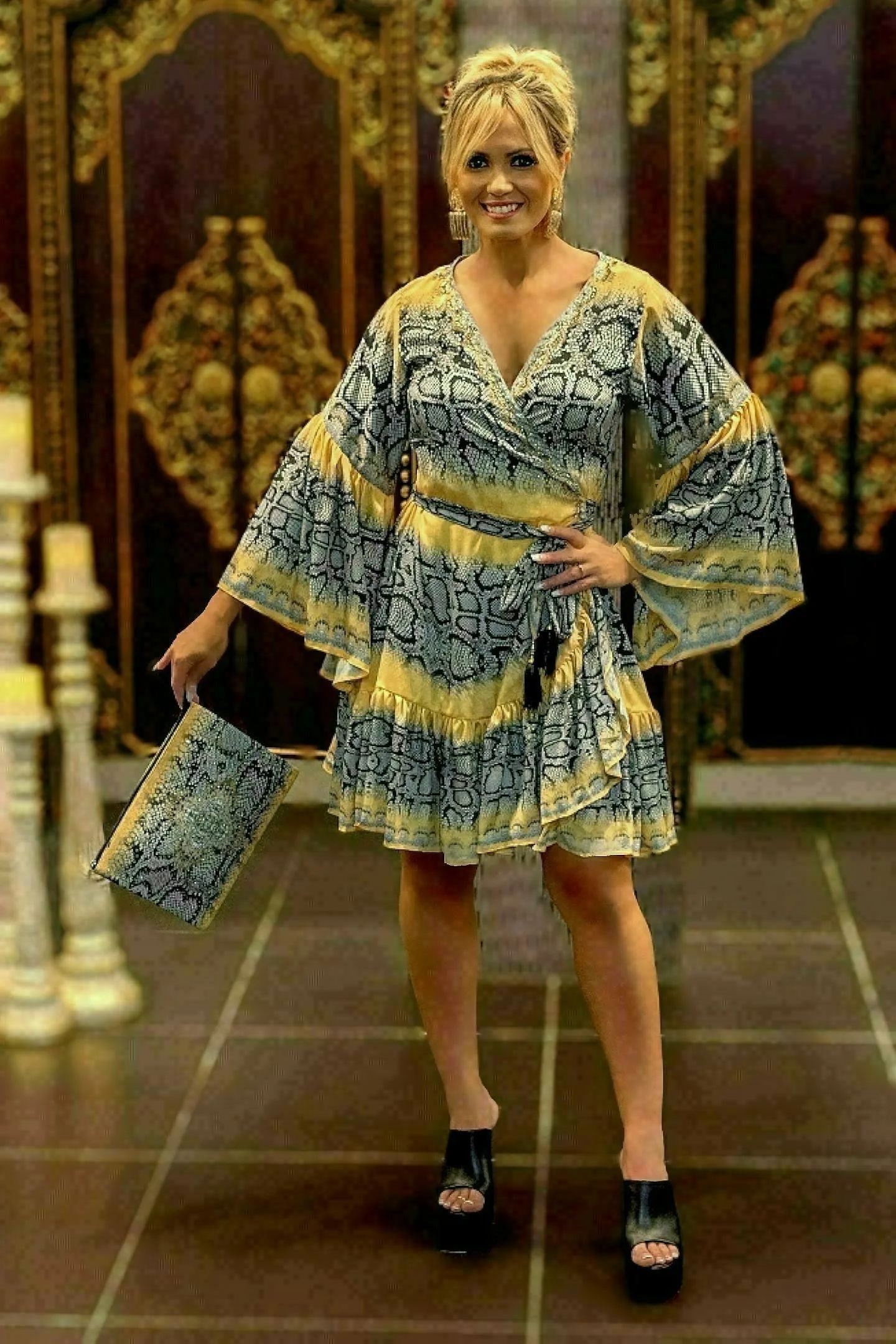 MIDI SENORITA DRESS