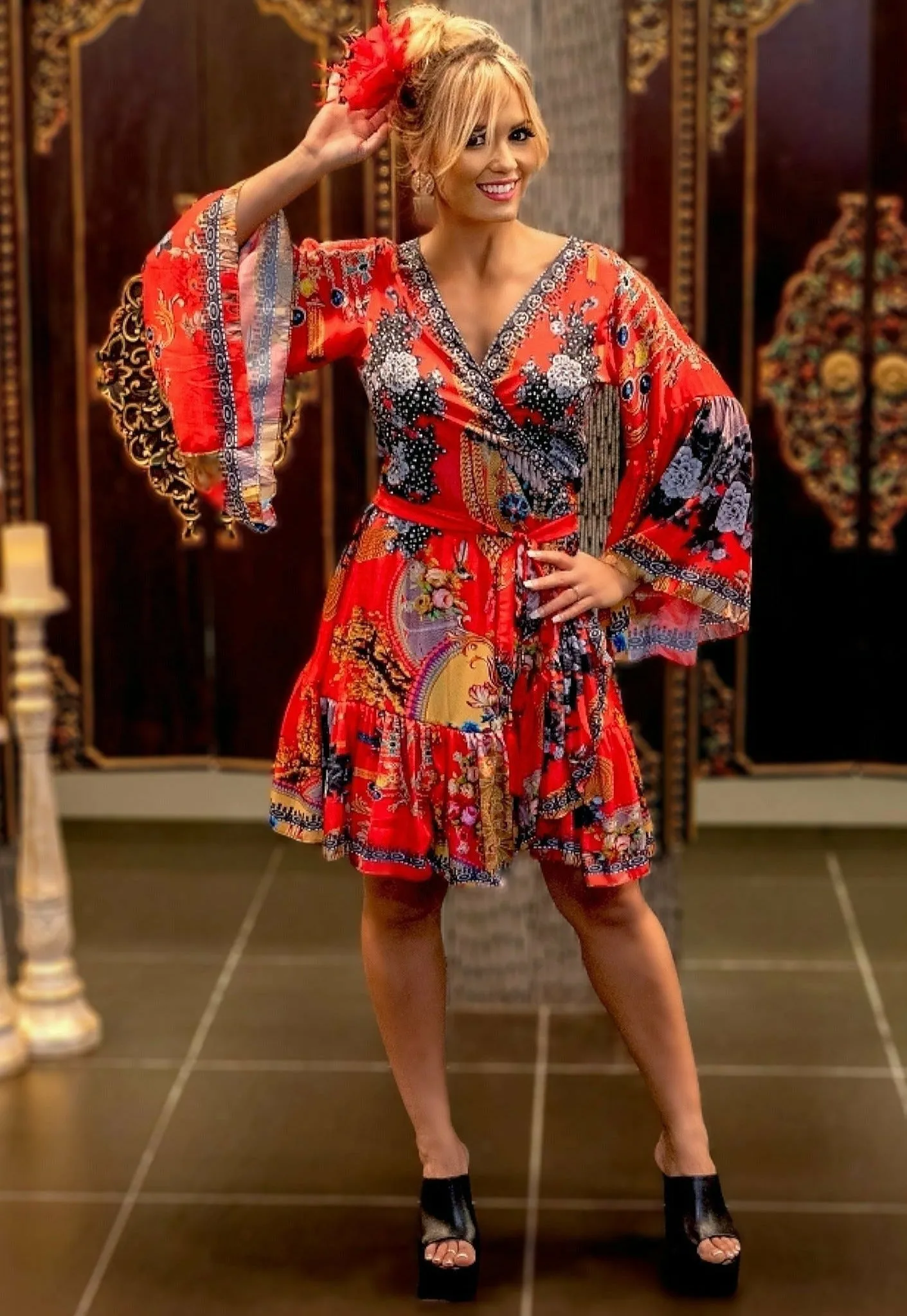 MIDI SENORITA DRESS