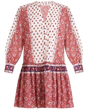 Multi Patchwork Jesila Mini Dress