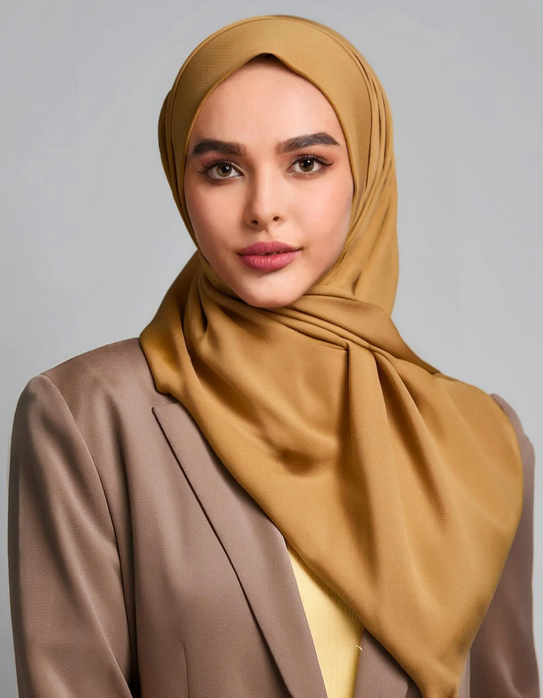 Mustard Yellow Chiffon Hijab