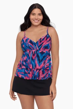 Nairobi Nights Plus Size Leona Tankini Top