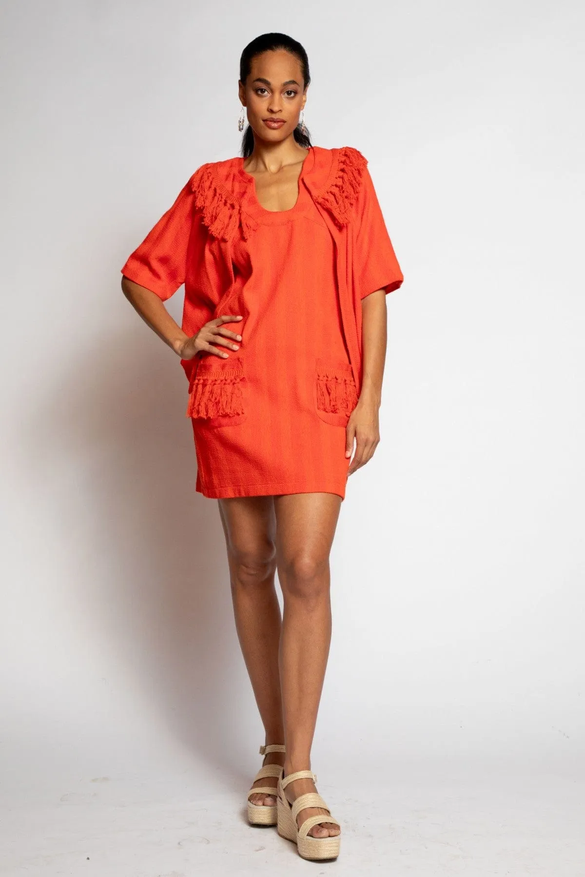 Nina Dress - Tangerine
