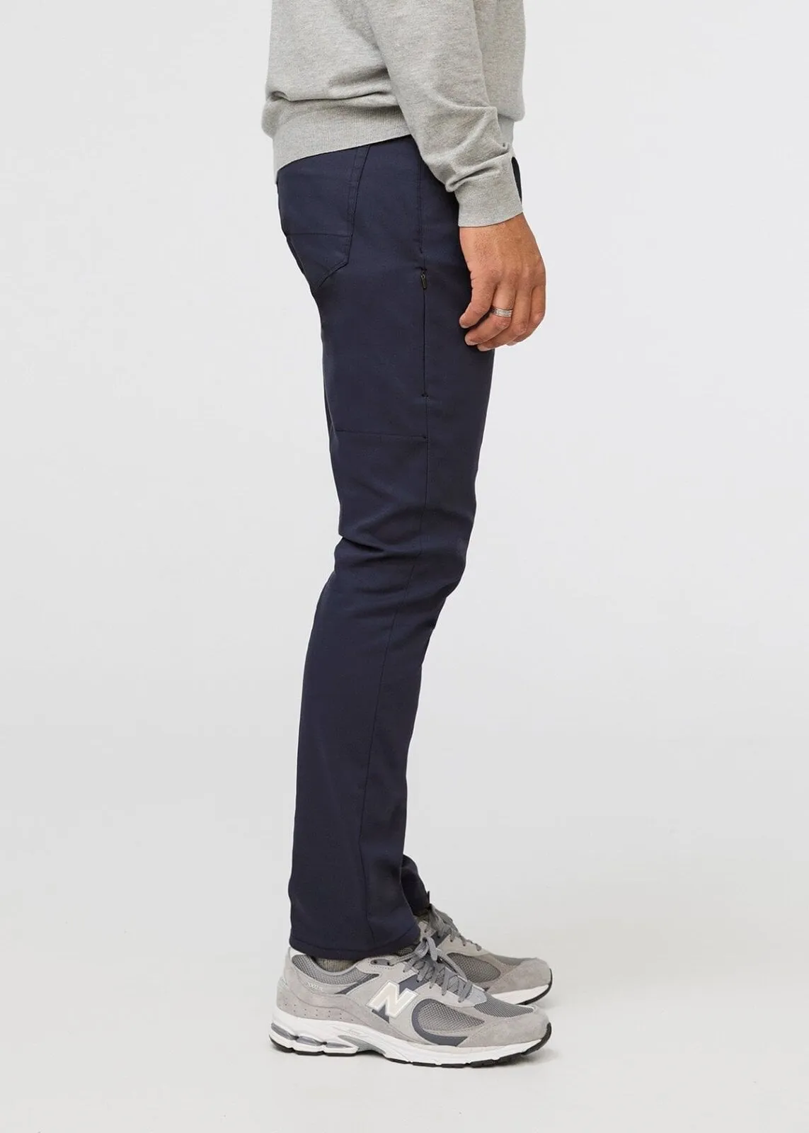 NuStretch Relaxed Taper 5 Pocket - Navy