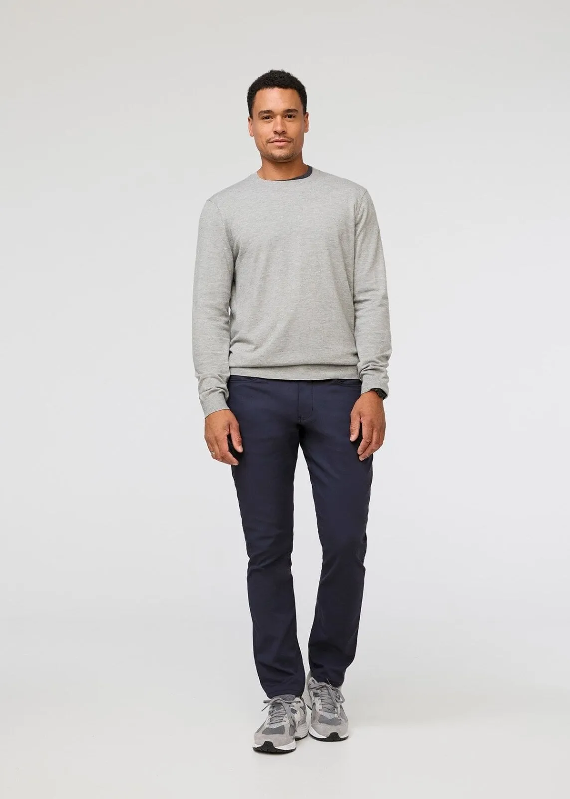 NuStretch Relaxed Taper 5 Pocket - Navy