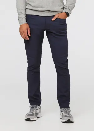 NuStretch Relaxed Taper 5 Pocket - Navy