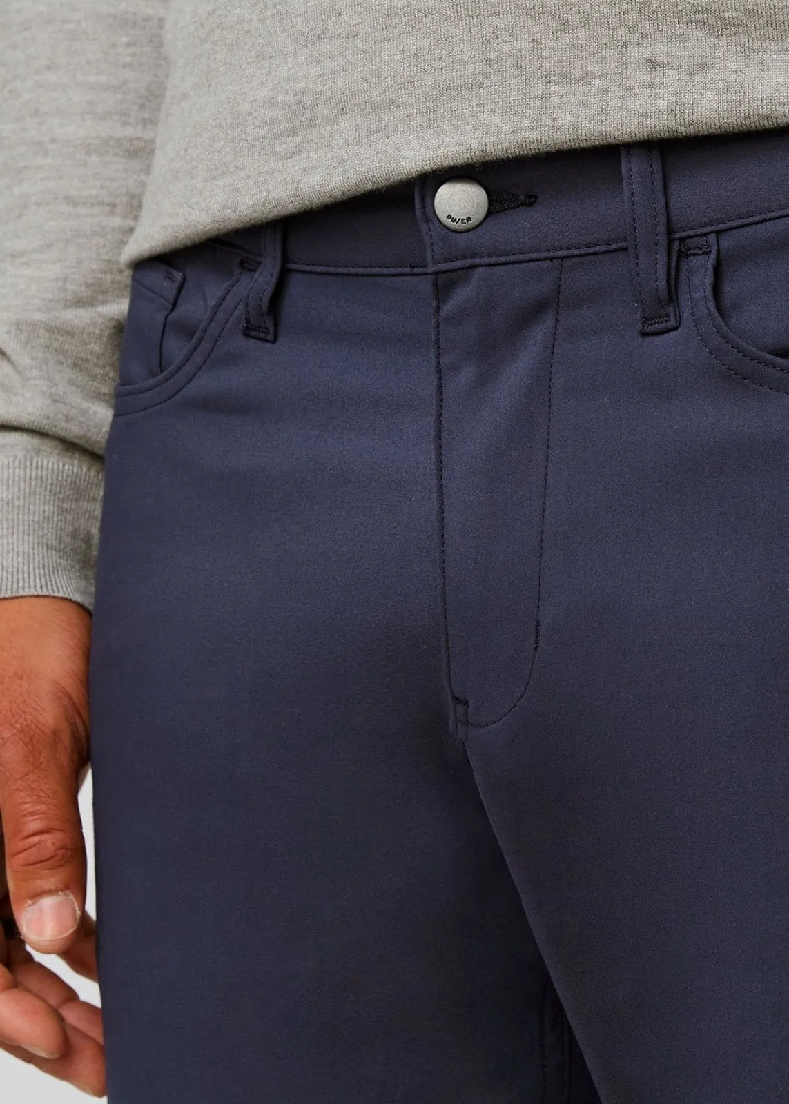 NuStretch Relaxed Taper 5 Pocket - Navy