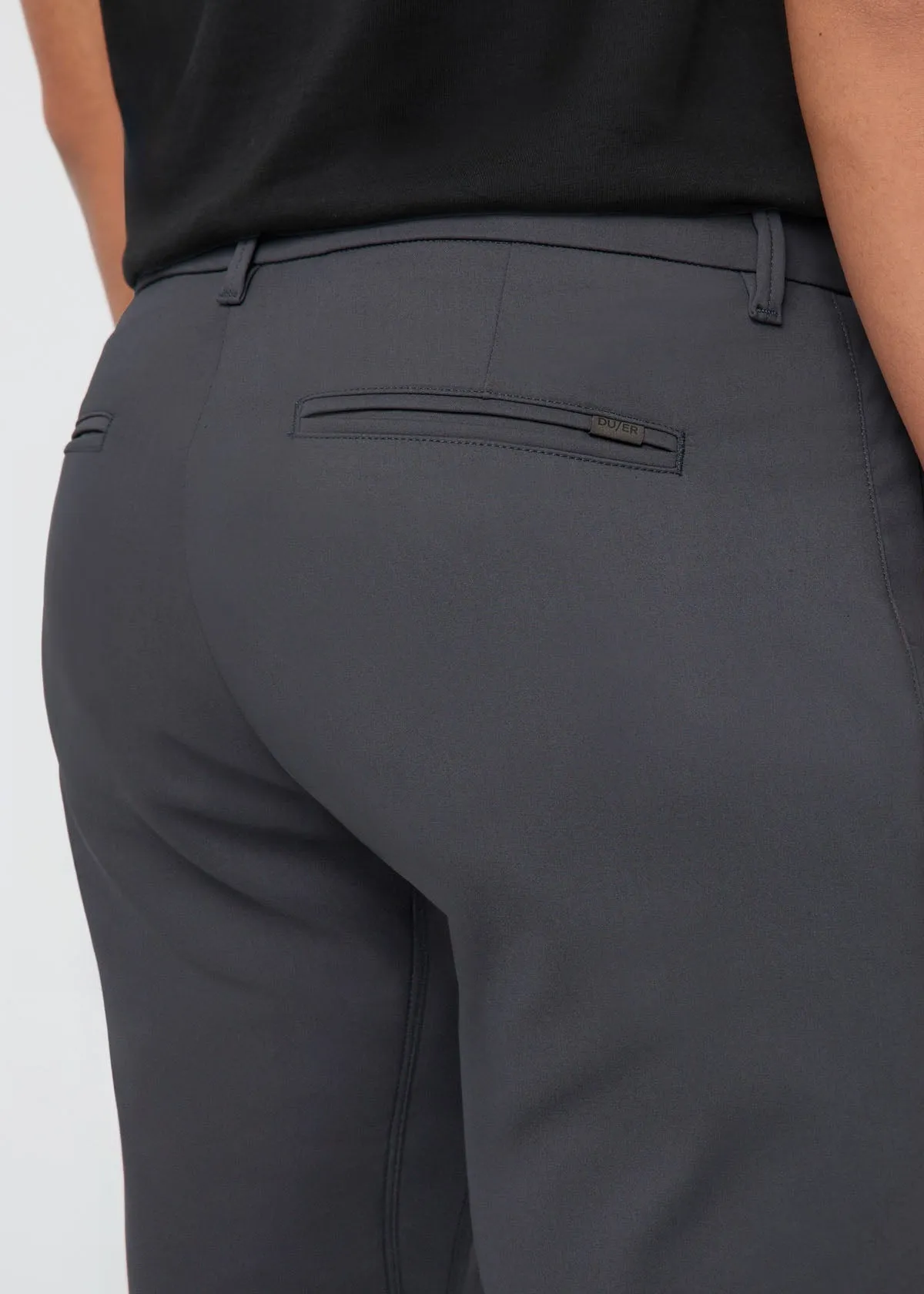 NuStretch Relaxed Taper Trouser - Charcoal