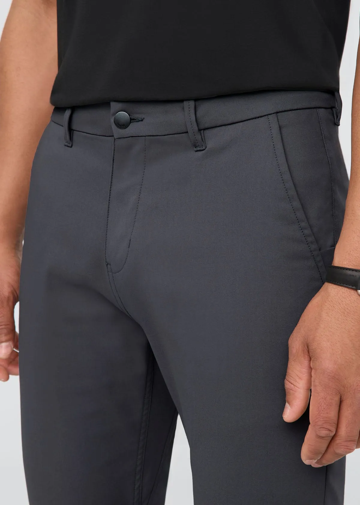NuStretch Relaxed Taper Trouser - Charcoal
