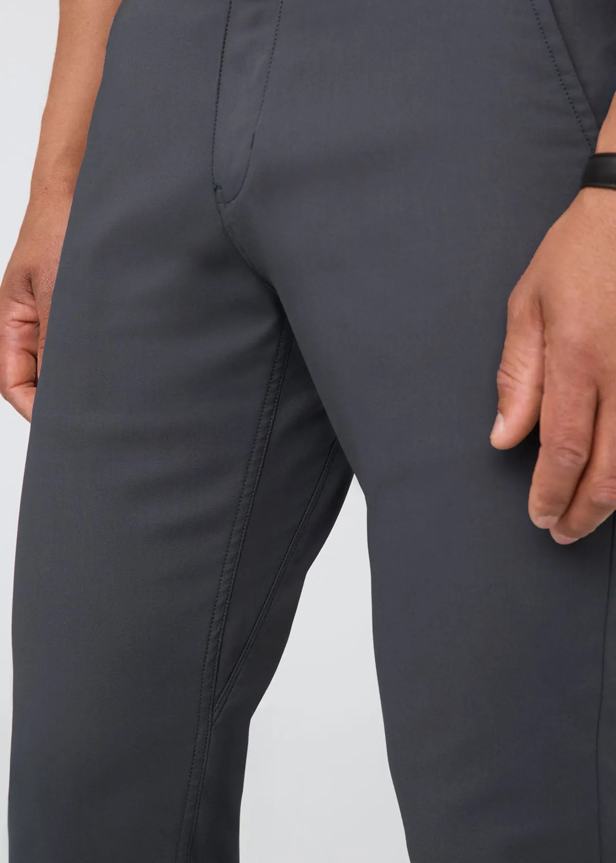 NuStretch Relaxed Taper Trouser - Charcoal