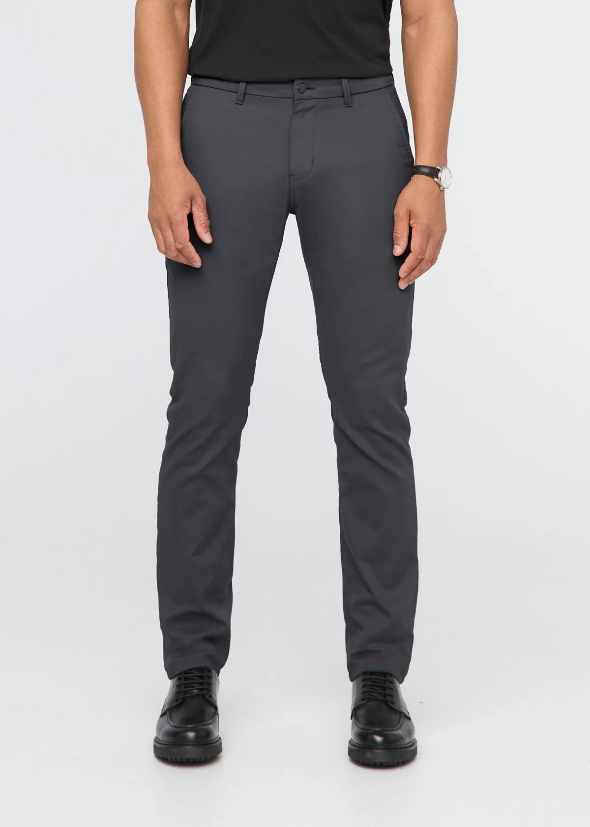 NuStretch Relaxed Taper Trouser - Charcoal