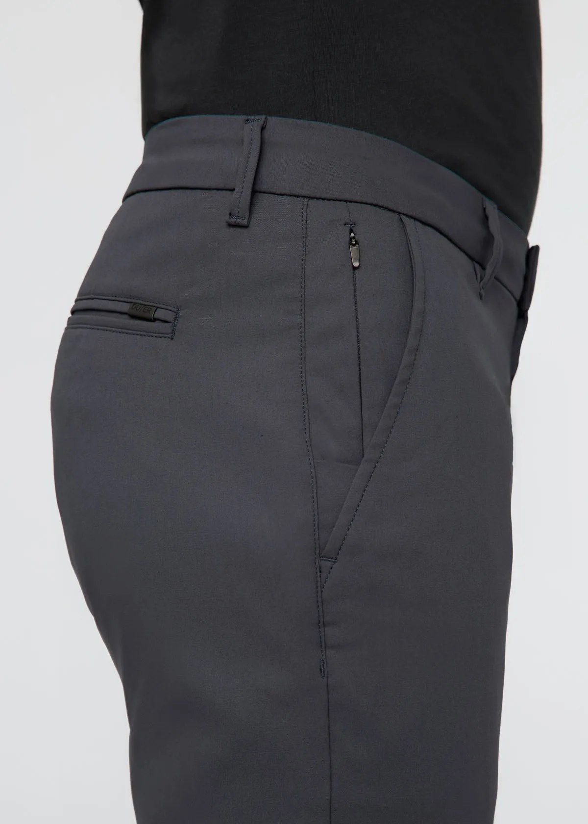 NuStretch Relaxed Taper Trouser - Charcoal