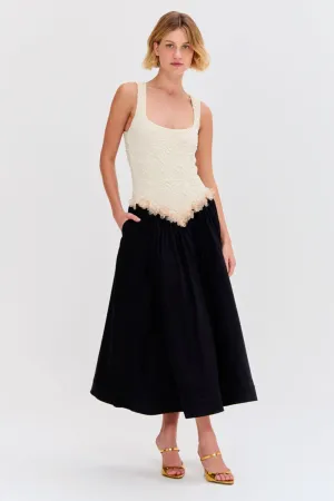 PAPILLON JACQUARD MIDI DRESS