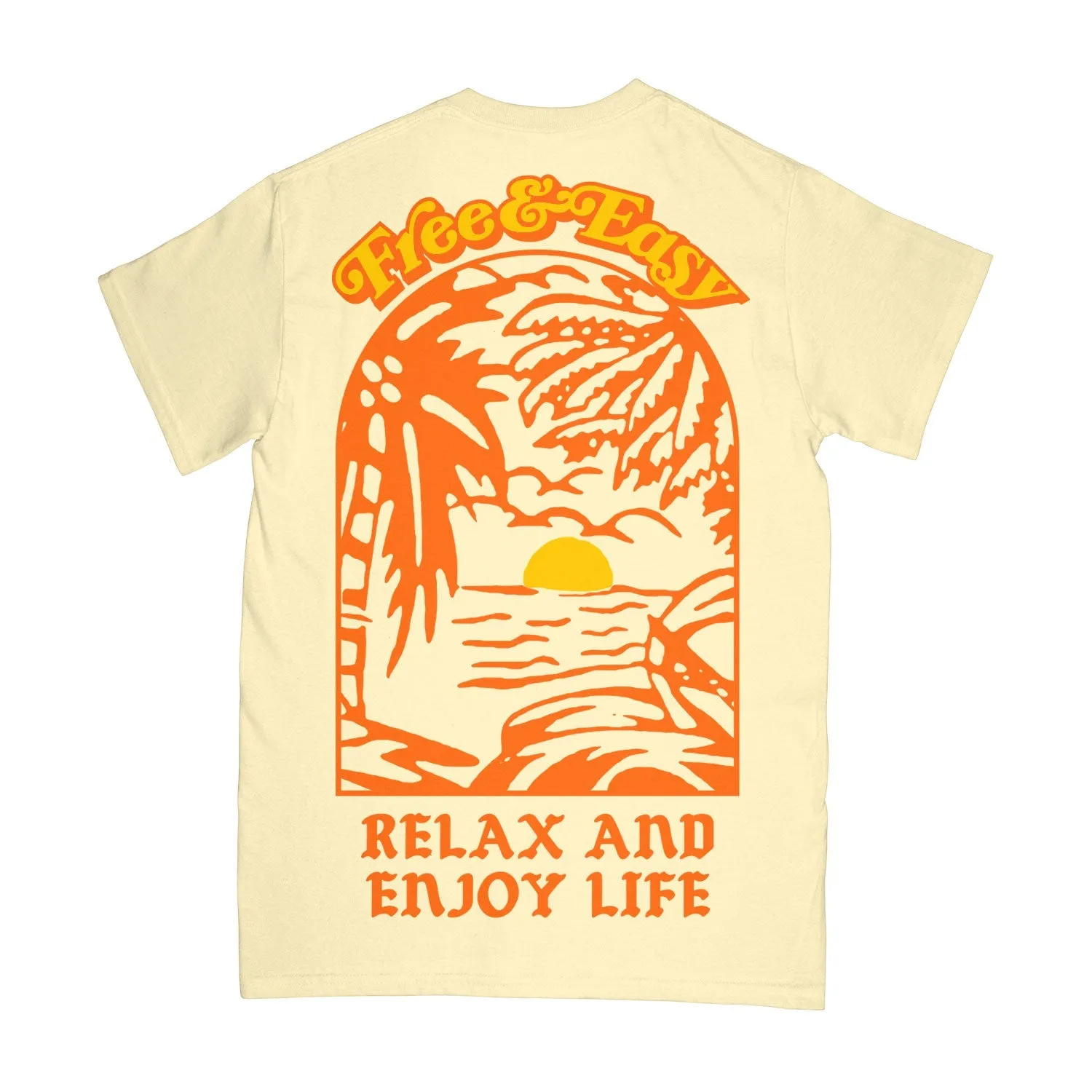 Paradise T-Shirt - Pale Yellow