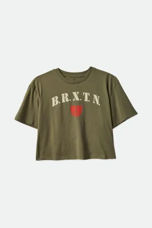 Peace Shield S/S Skimmer Tee - Olive Surplus