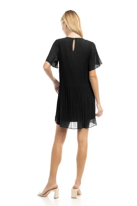 Penny's Pleated Mini Dress