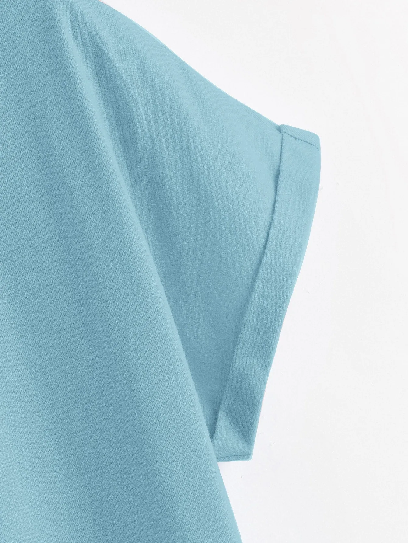 Plain Short Sleeve Round Neck Straight Natural Women Short Dress