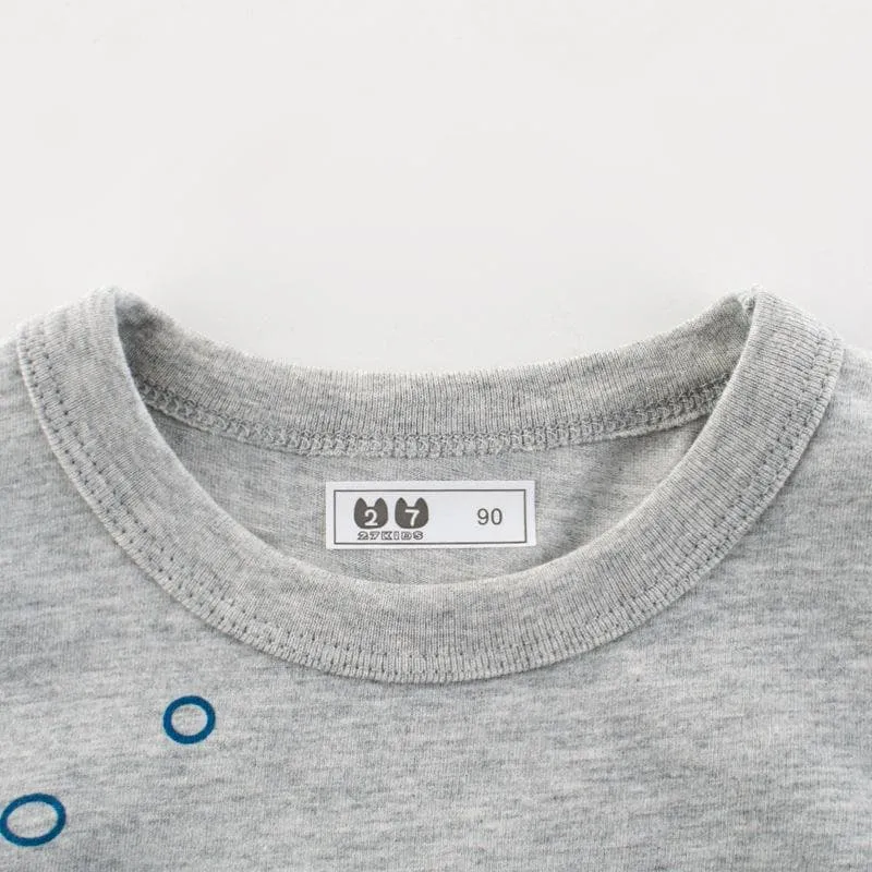 Premium Baby Boy's T-shirt with Shark Pattern