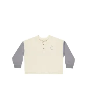 Relaxed Long Sleeve Henley Explore