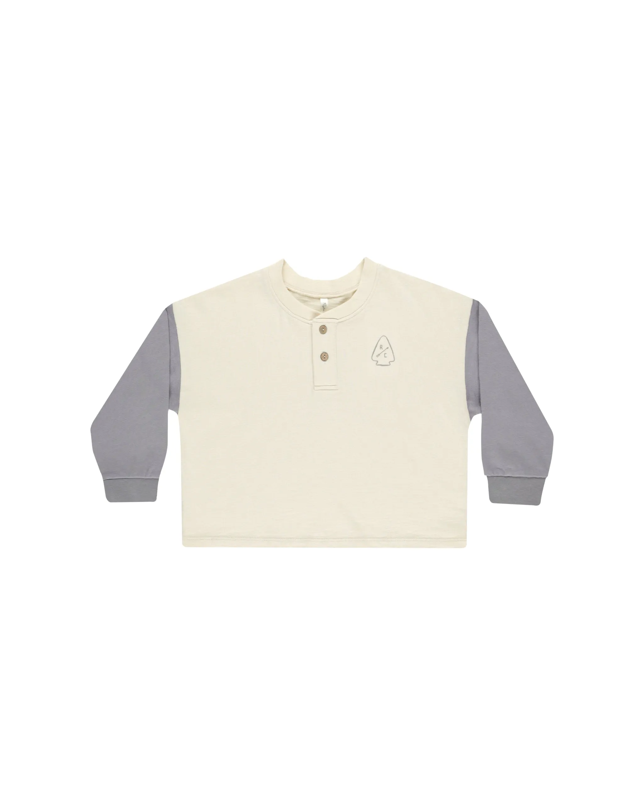 Relaxed Long Sleeve Henley Explore