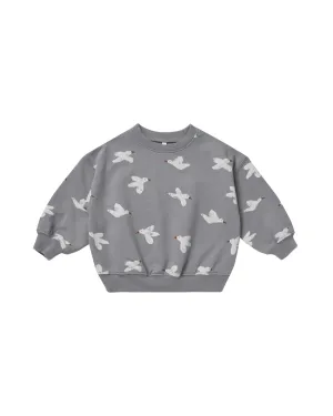 Relaxed Sweatshirt Birds
