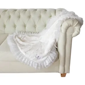 Romantic Dog Blanket Ivory