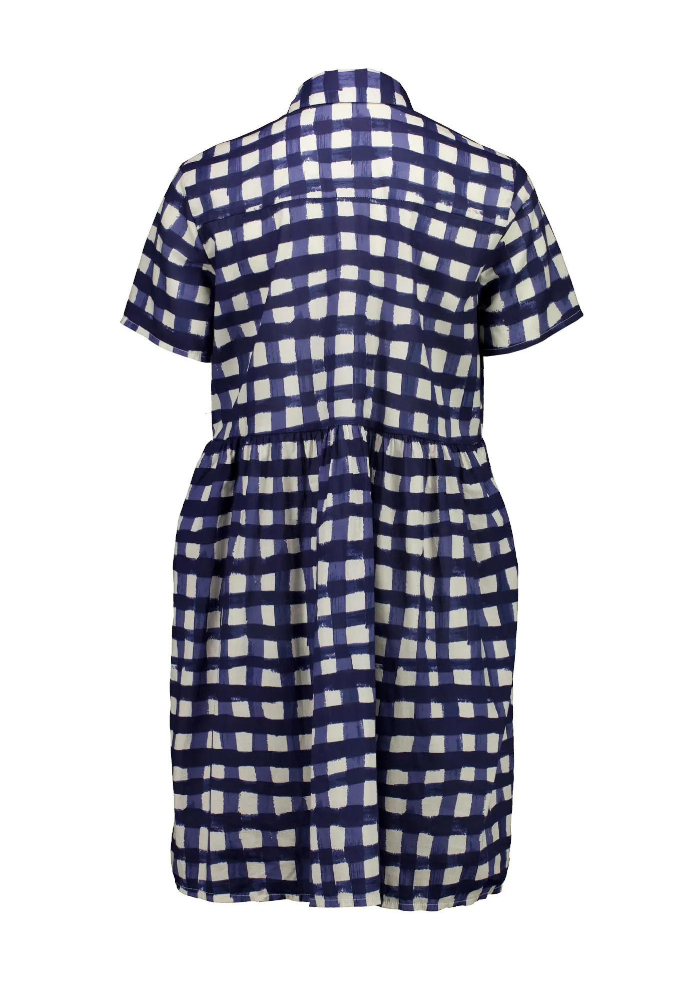 Rosa Villa Dress Navy in Cotton | Pre-Order (S,M,XL)
