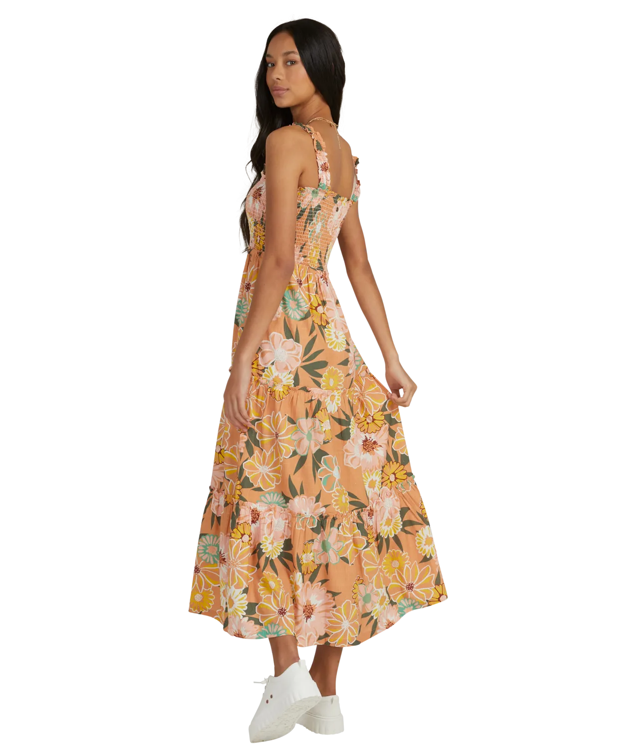Roxy Sunnier Shores Dress-Toasted Nut