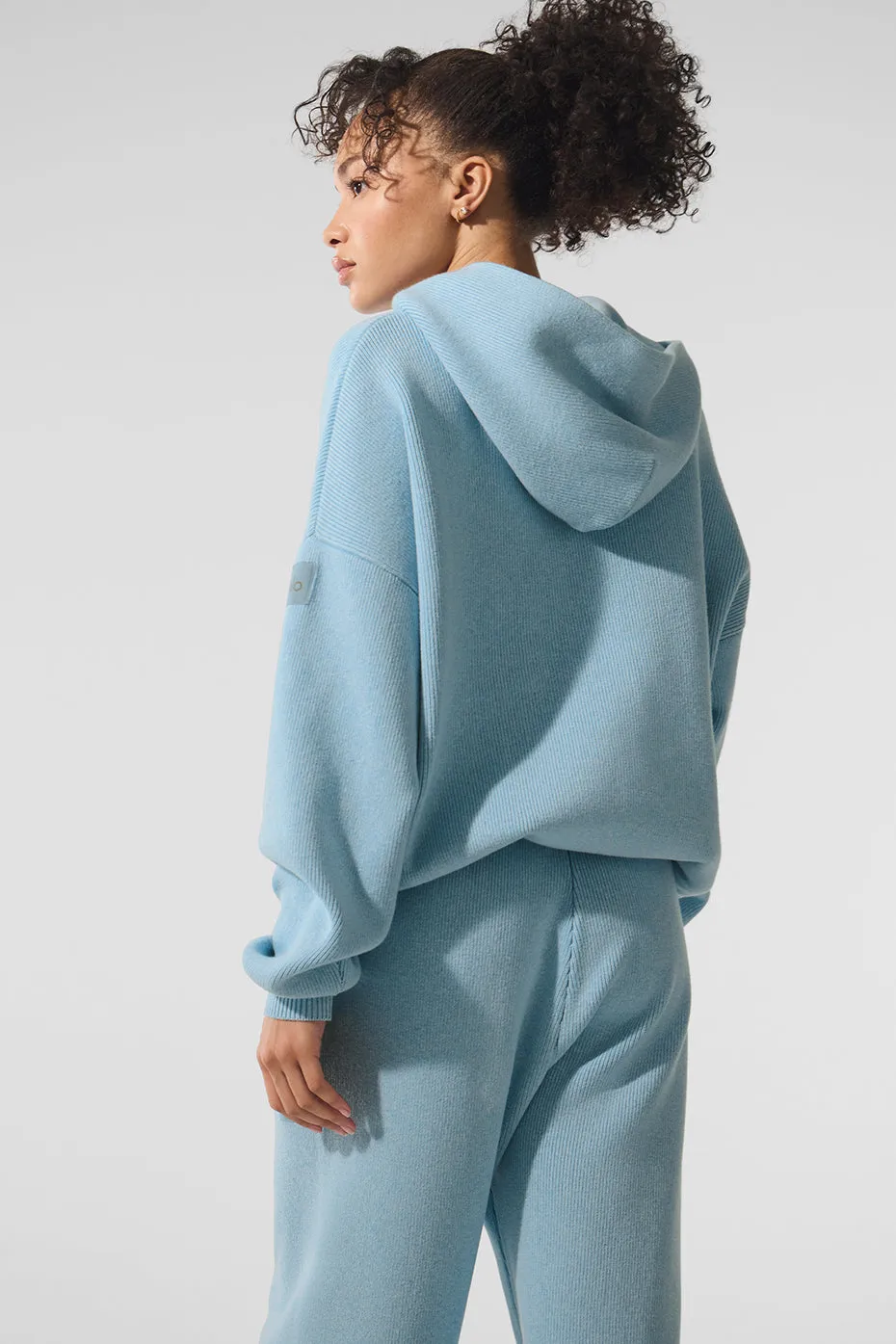 Scholar Hooded Sweater - Celestial Blue Heather