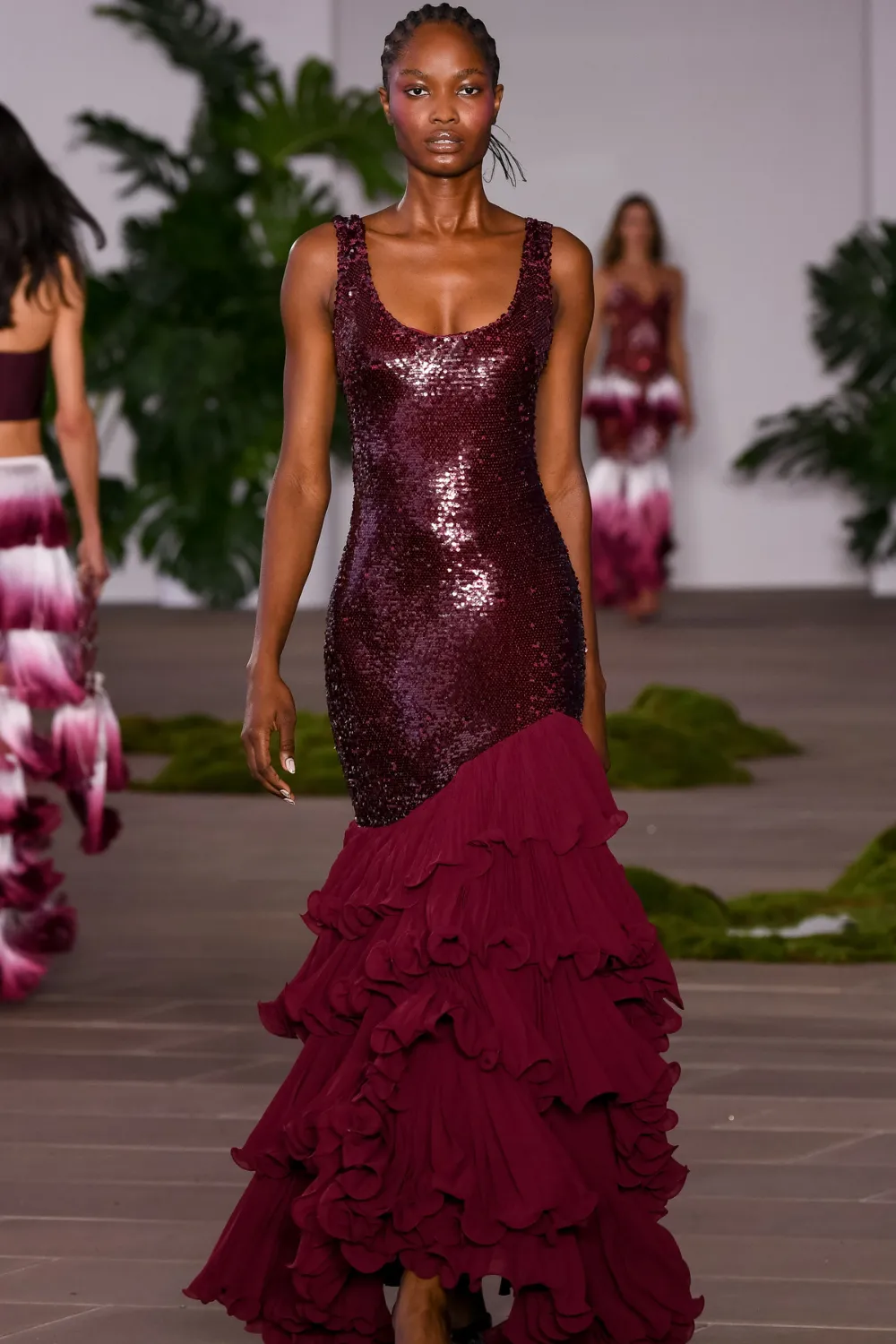 SEQUIN DROP WAIST GOWN (RUNWAY)