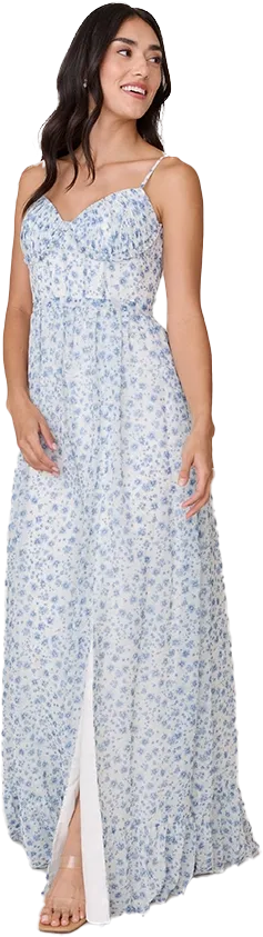 Shylah Chiffon Floral Print Dress | Made To Order