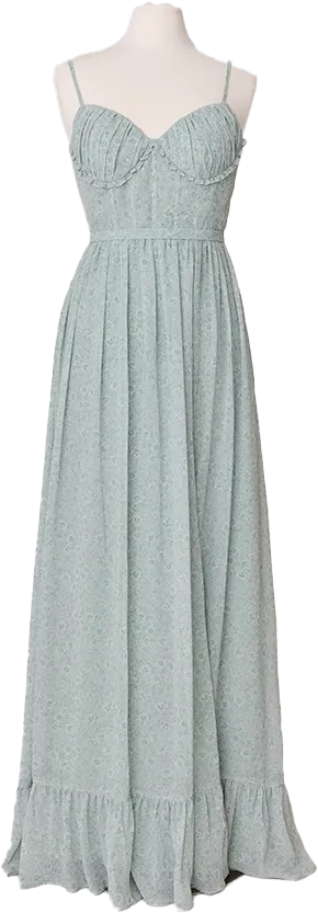 Shylah Chiffon Floral Print Dress | Made To Order