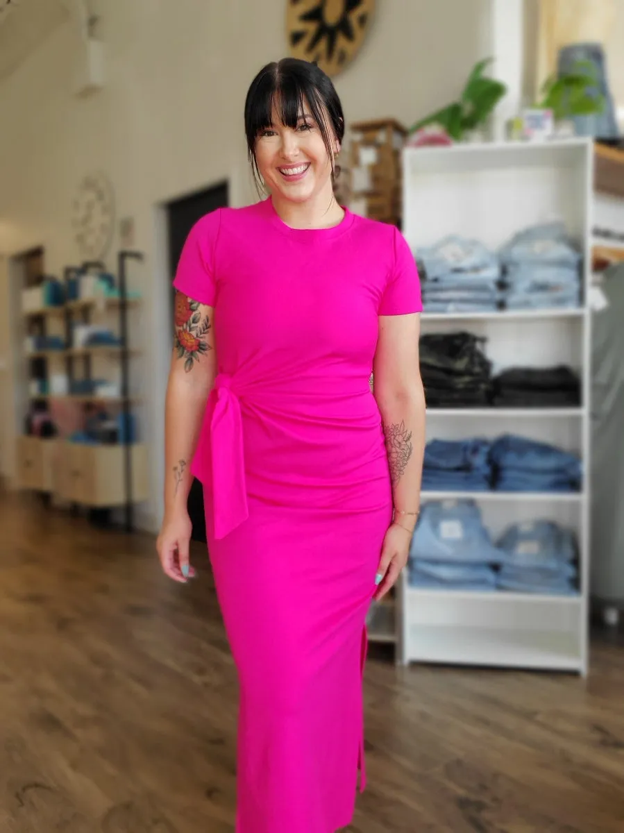 Side Tie Midi