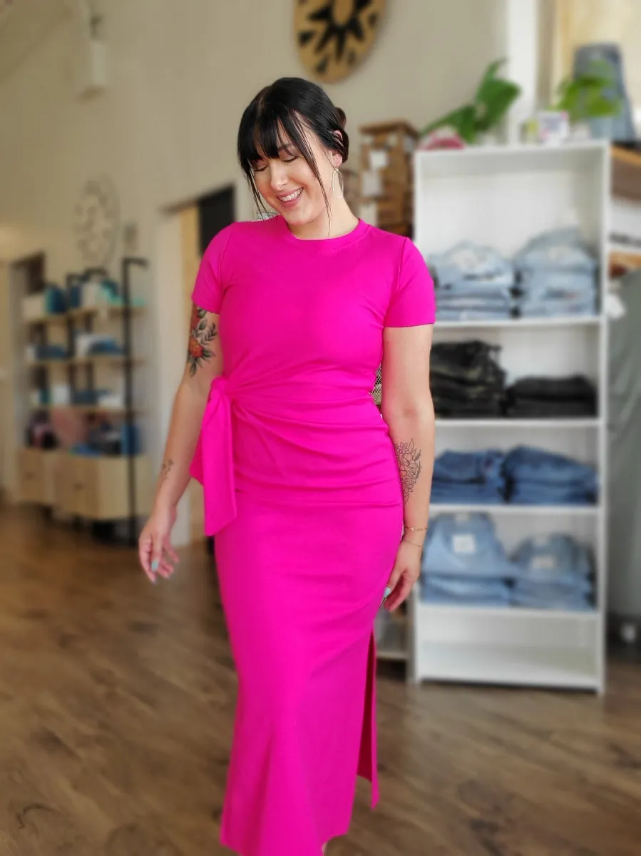 Side Tie Midi