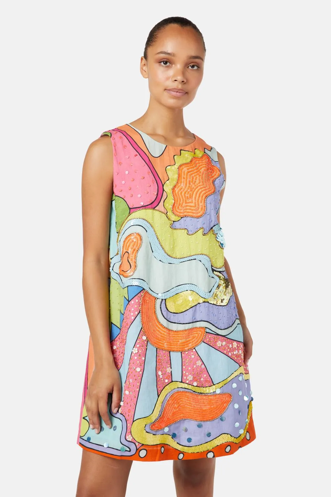 Solar Eclipse Shift Dress