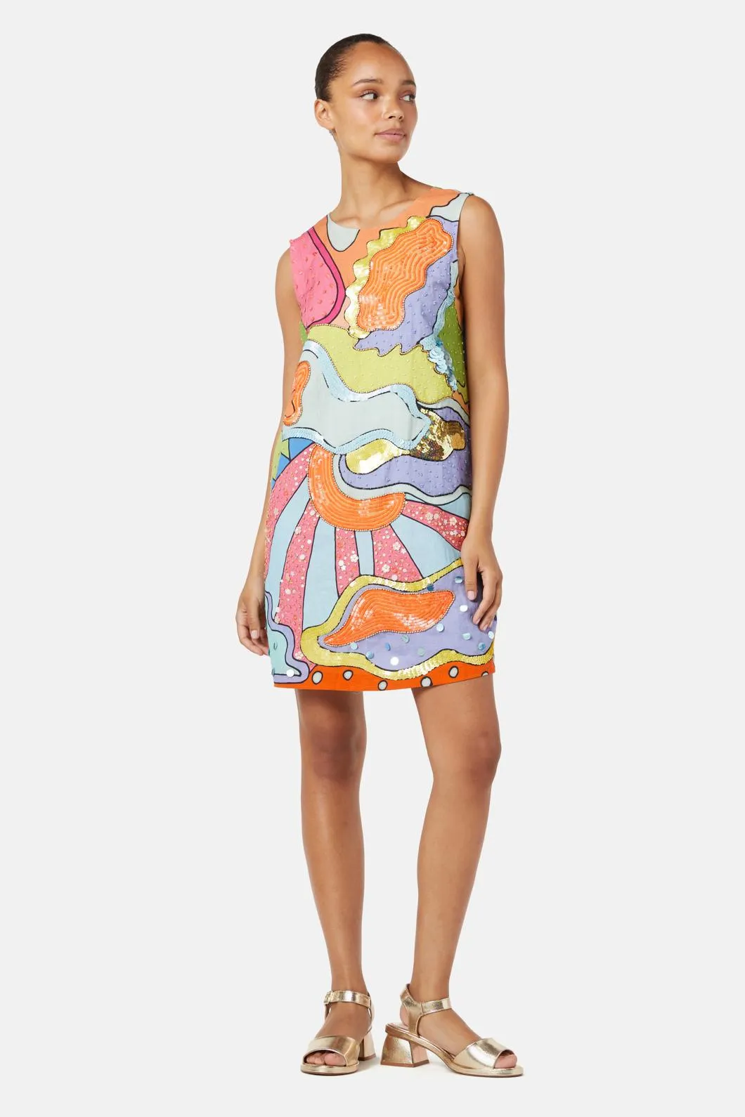 Solar Eclipse Shift Dress