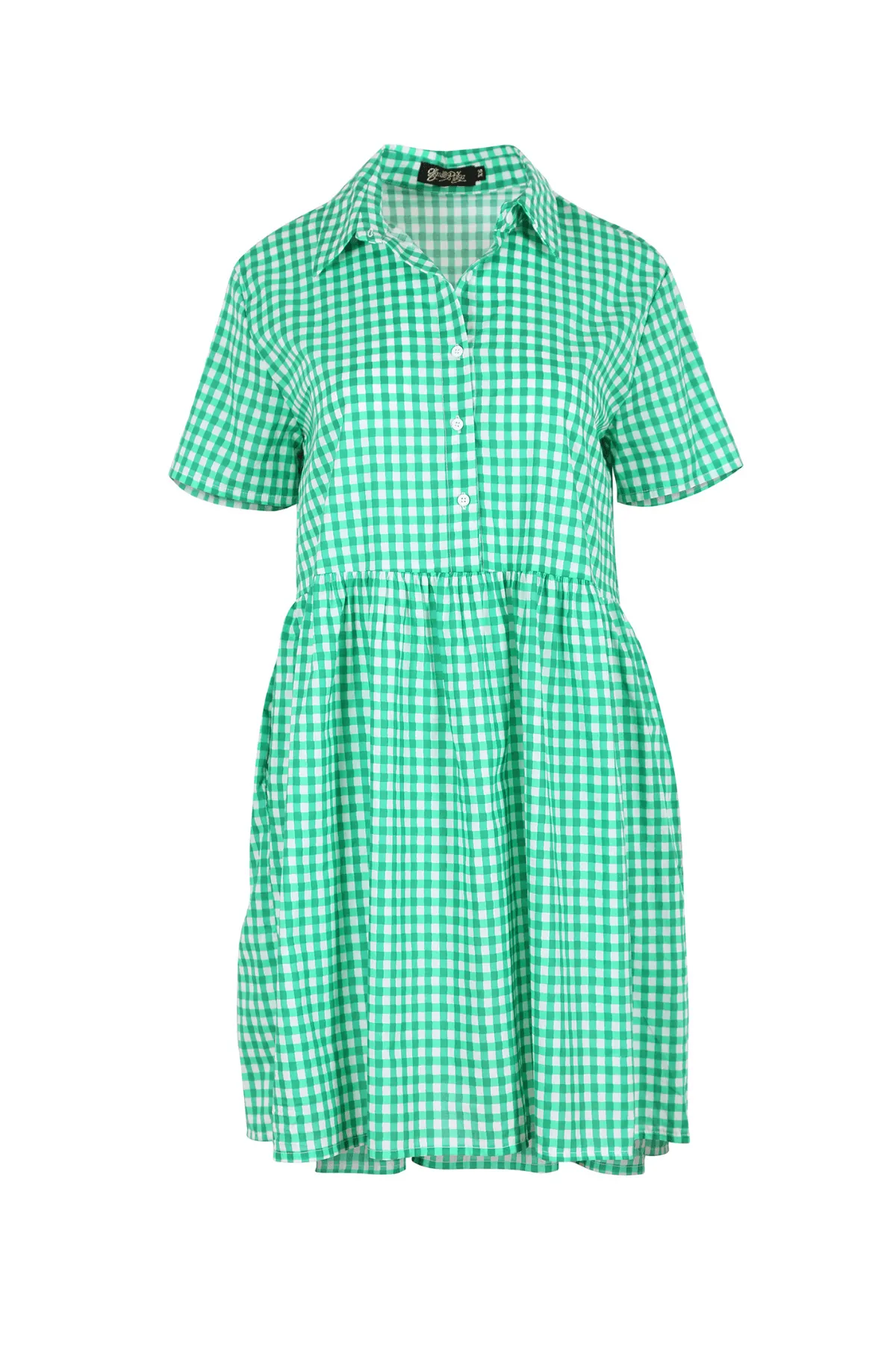 Sunshine Villa Dress Green in Cotton