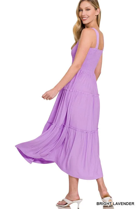 Super Soft Smock Midi Dress