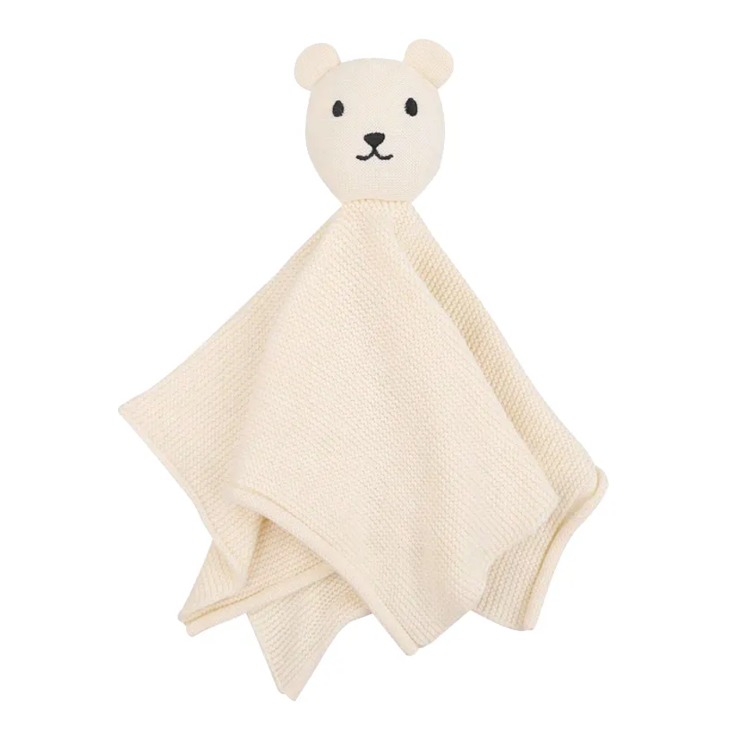 Teddy Knitted Comforter