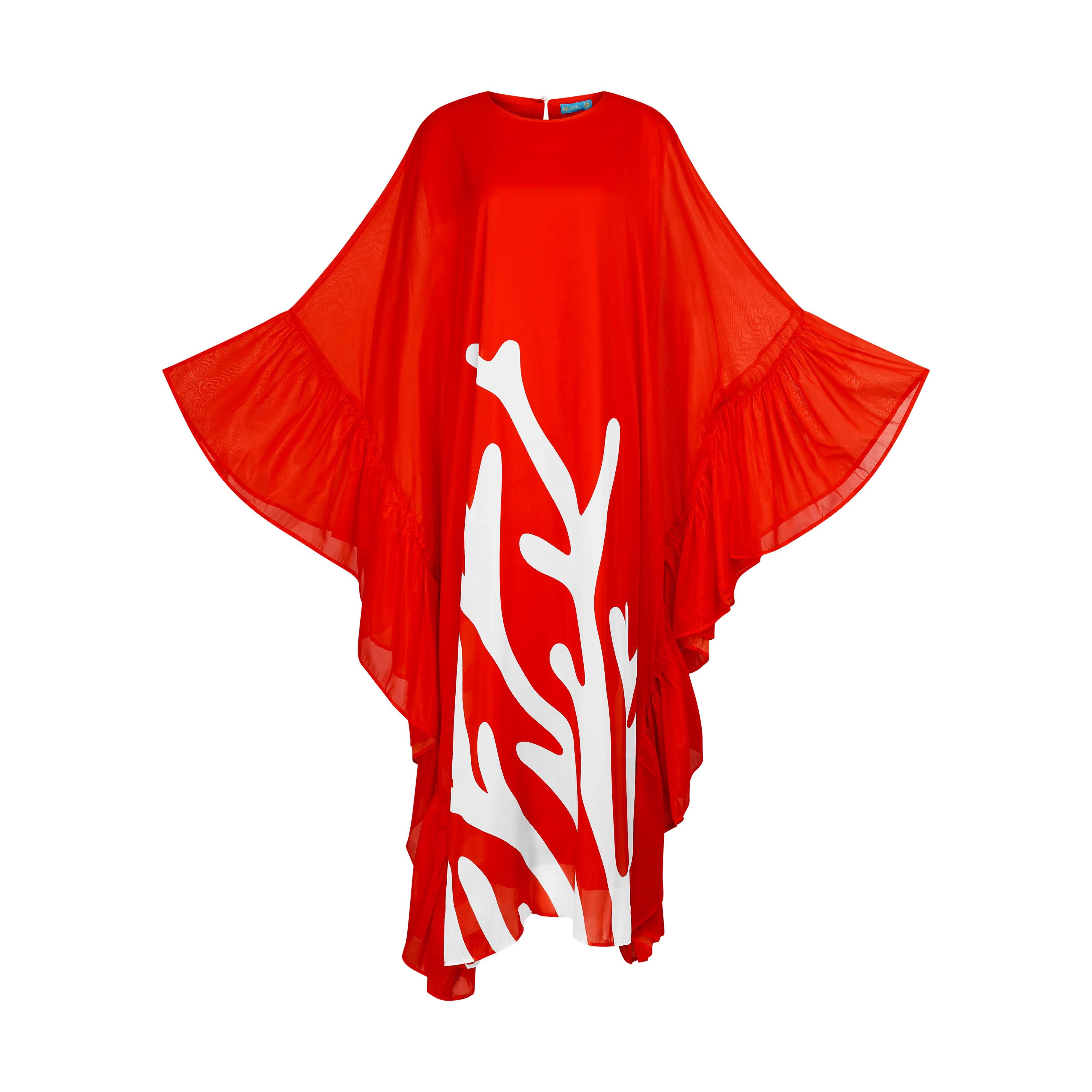 THE CORALIA LUCAYES KAFTAN-RED