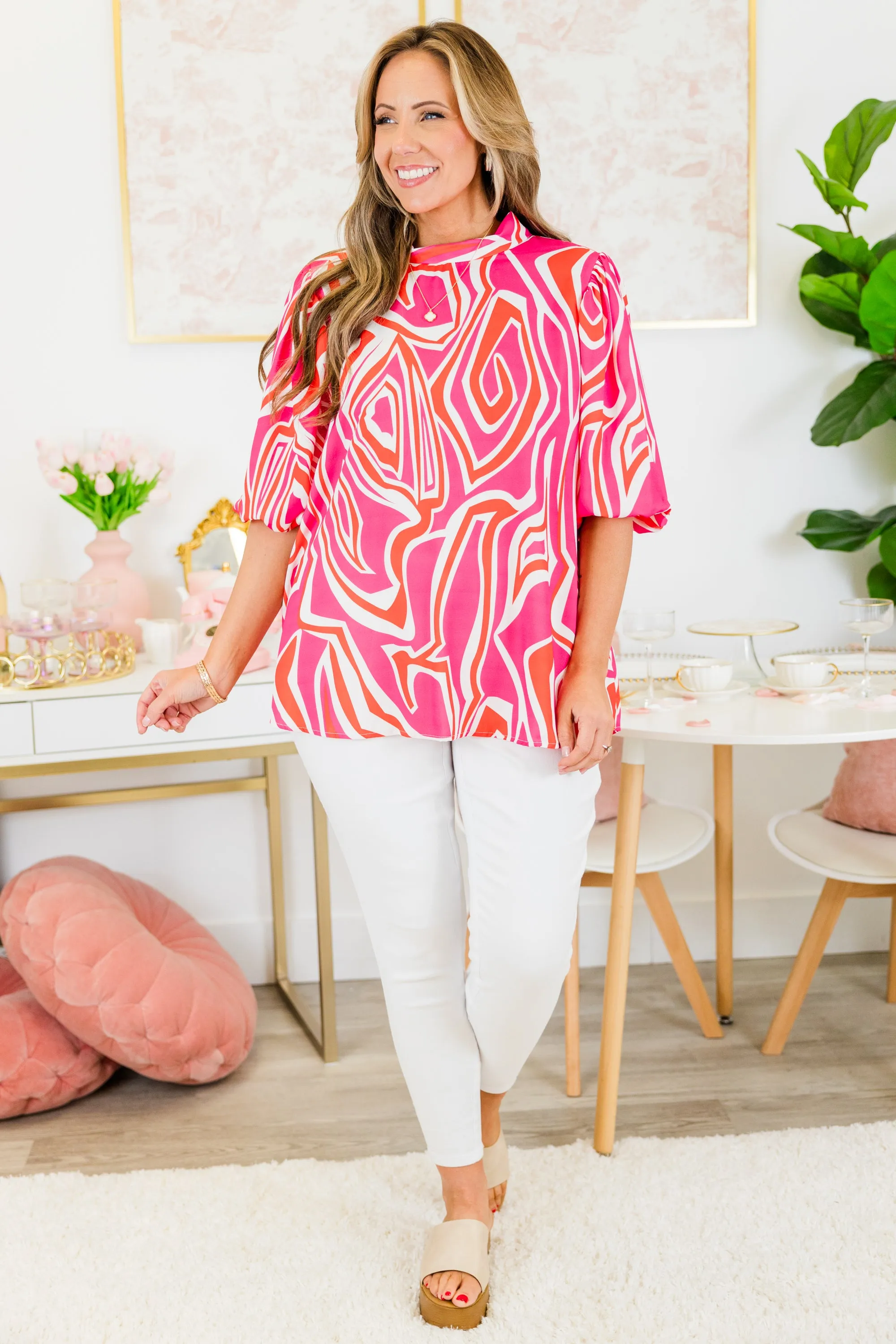 The Easy Way Top, Pink