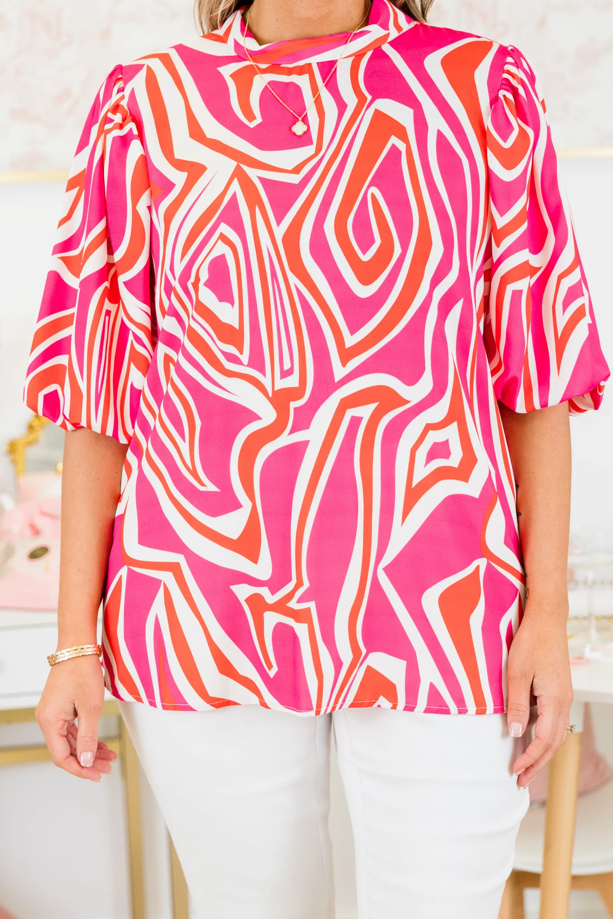 The Easy Way Top, Pink