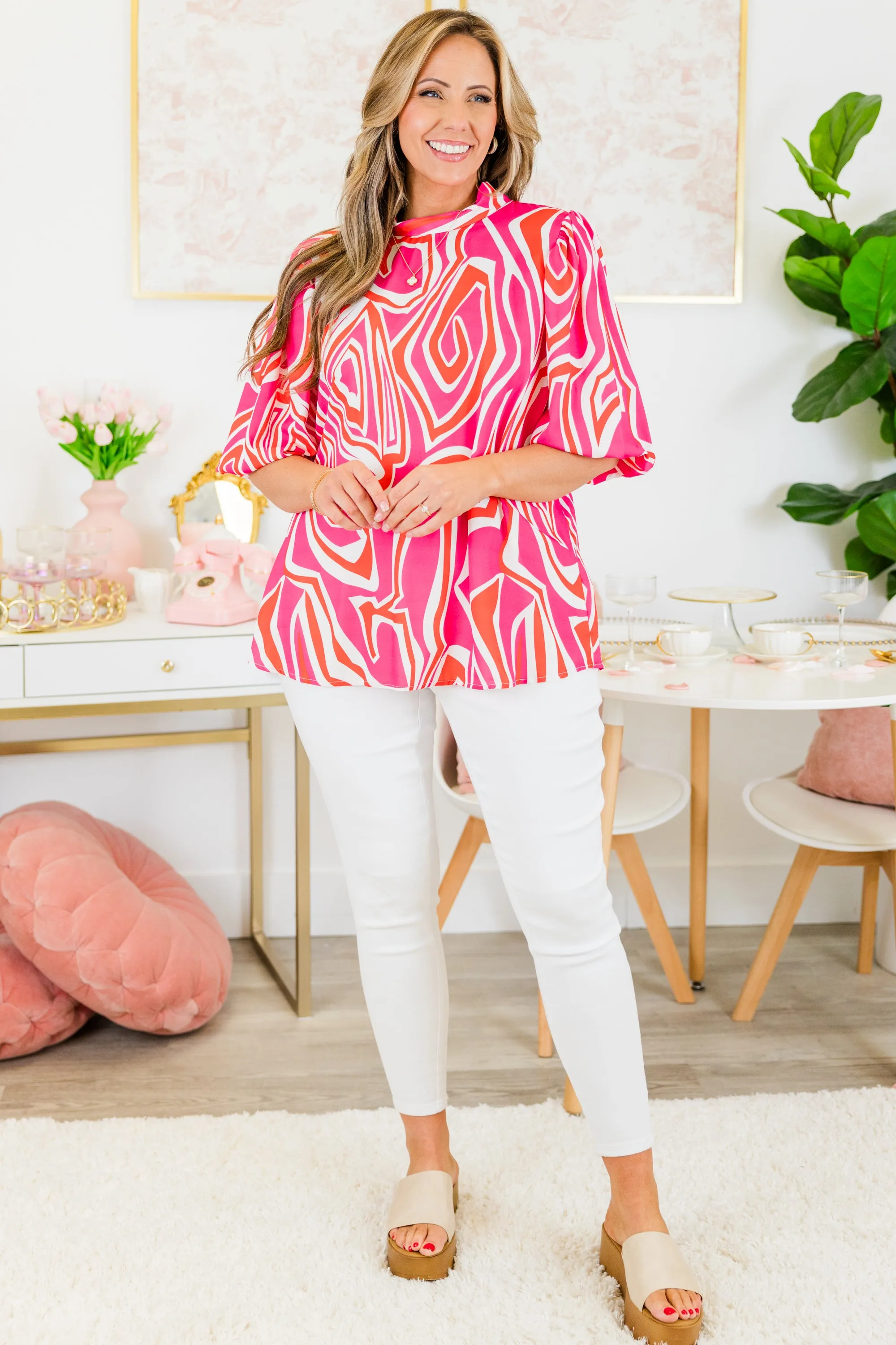 The Easy Way Top, Pink