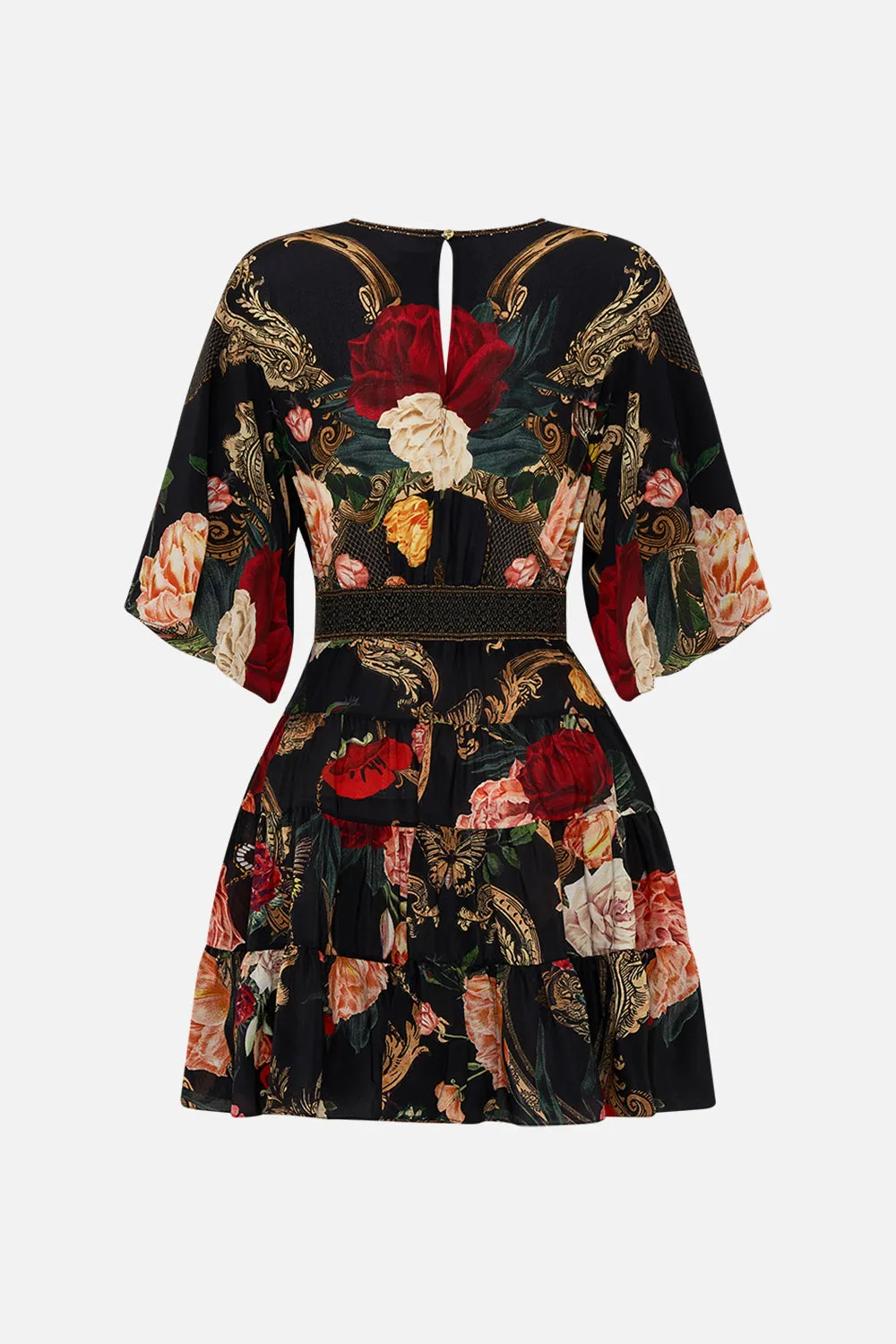 TIERED SKIRT MINI DRESS MAGIC IN THE MANUSCRIPTS