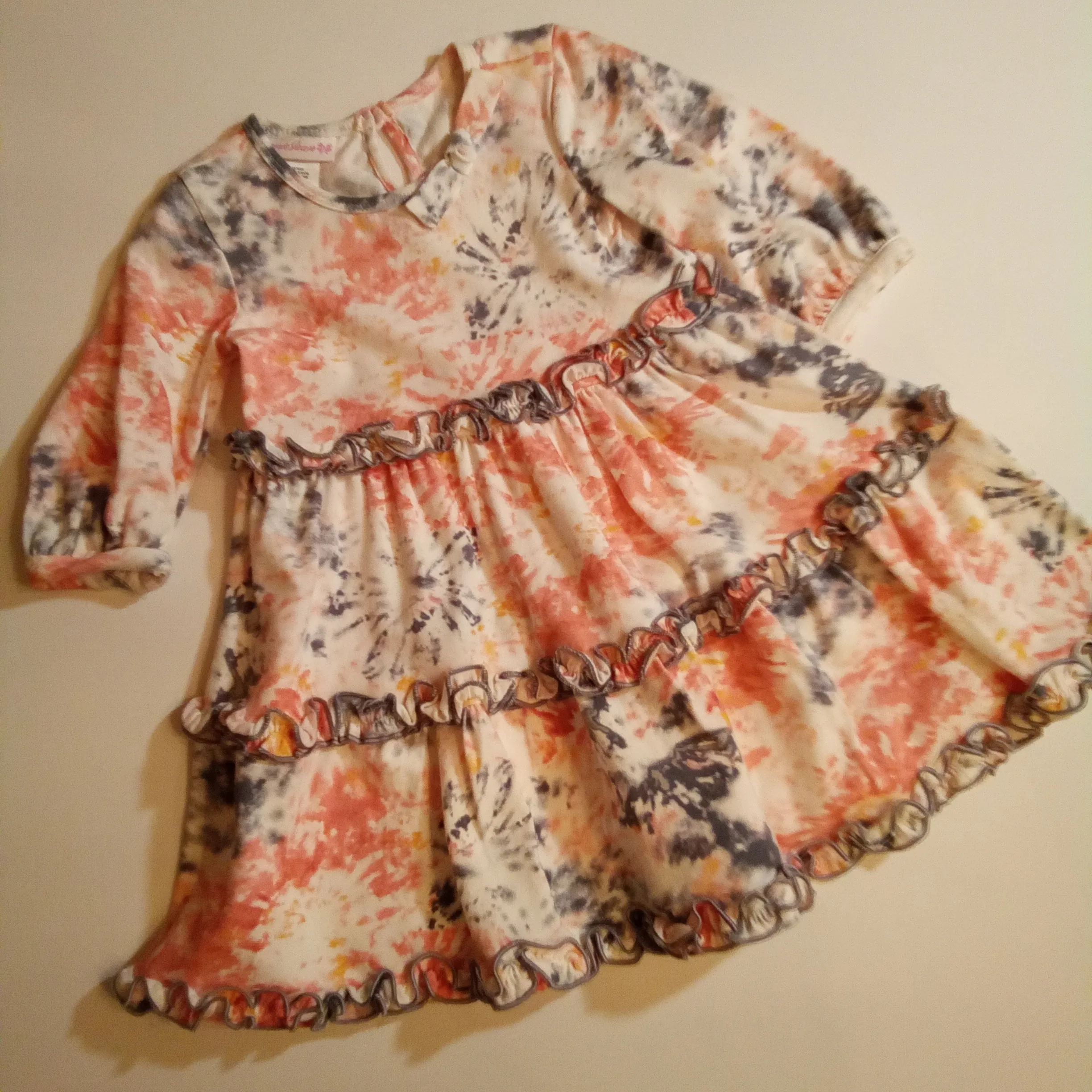 Toddler Tiered Tie Dye Dress | Bonnie Jean